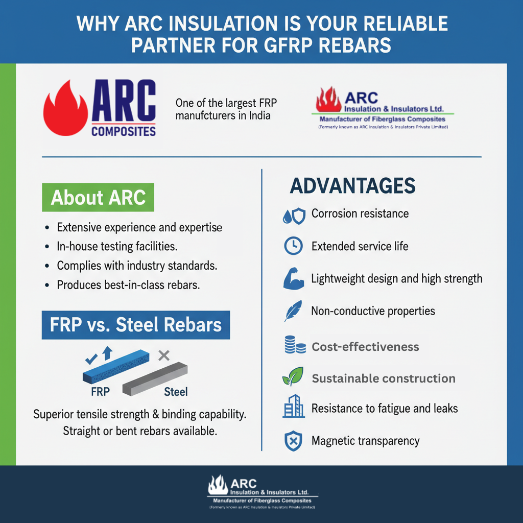 Why ARC Insulation is Your Reliable Partner for GFRP Rebars